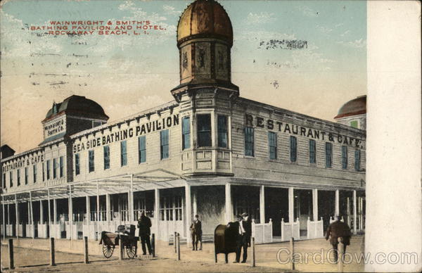Wainwright & Smith's Bathing Pavilion and Hotel Rockaway Beach New York
