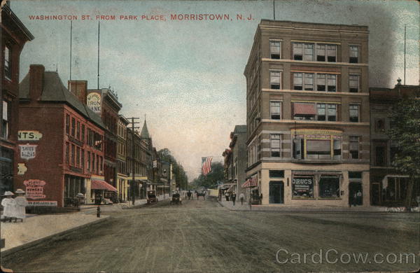 Washington Street from Park Place Morristown New Jersey