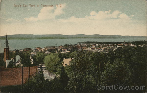 Bird's Eye View of Town Tarrytown New York