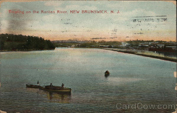 Boating on the Raritan River New Brunswick New Jersey