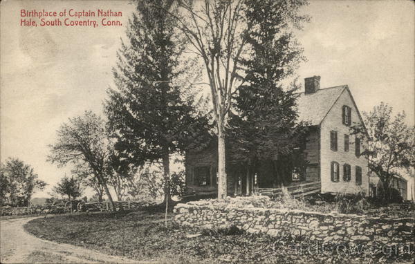 Birthplace of Captain Nathan Hale South Coventry Connecticut