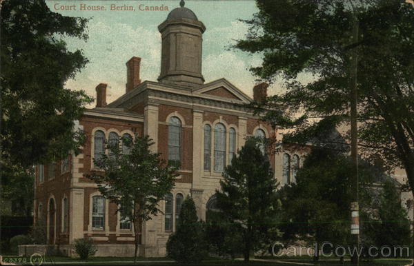 Court House Berlin ON Canada Ontario