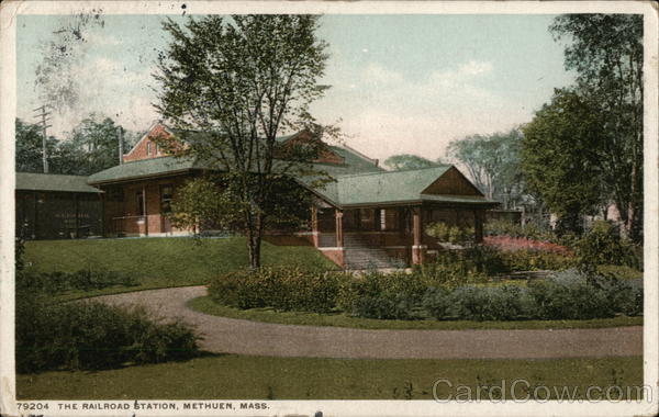 The Railroad Station Methuen Massachusetts