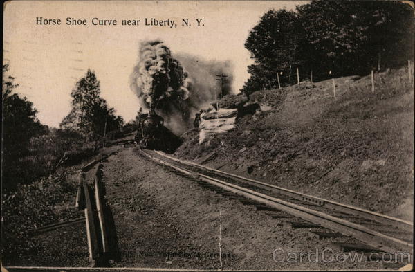 Horseshoe Curve Near Liberty New York