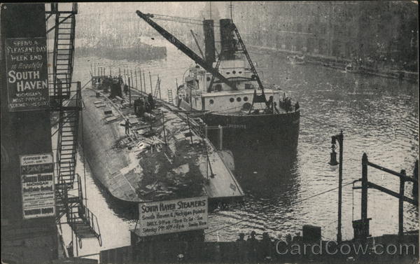 The Wrecking Tug Favorite SS Eastland Chicago Illinois