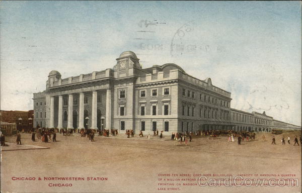 Chicago & Northwestern Station Illinois