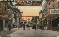 View of the Bowery Postcard