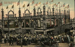 Freak Side Show Postcard