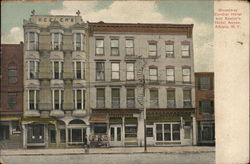 Broadway Central Hotel and Keeler's Hotel Annex Albany, NY Postcard Postcard Postcard