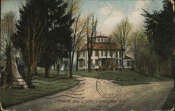 Johnson Hall & Fort Postcard