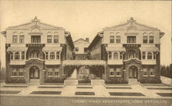 Torrey Pines Apartments Long Beach, CA Postcard Postcard Postcard