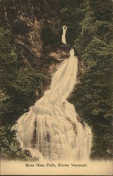 Moss Glen Falls Stowe, VT Postcard Postcard Postcard