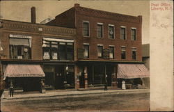 Post Office Liberty, NY Postcard Postcard Postcard