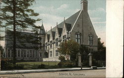 Street View of Public Library Scranton, PA Postcard Postcard Postcard