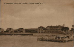 Monnatawket Hotel and Cottages Fishers Island, NY Postcard Postcard Postcard