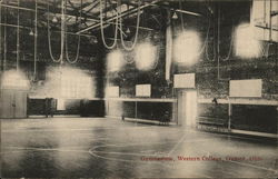 Gymnasium, Western College Postcard