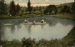 Mirror Lake in Wayne County Postcard