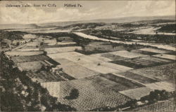 Delaware Valley from the Cliffs Milford, PA Postcard Postcard Postcard