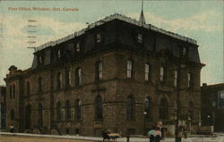 Post Office Windsor, ON Canada Ontario Postcard Postcard Postcard