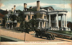 Residence of S.R. Dresser Bradford, PA Postcard Postcard Postcard