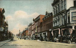 Jefferson Street Huntington, IN Postcard Postcard Postcard