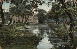 Cornwall Mill and Ponds Postcard