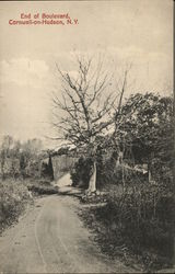 End of Boulevard Cornwall-on-Hudson, NY Postcard Postcard Postcard