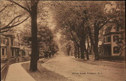 View of Mercer Street Postcard