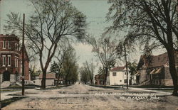 Main Street North from Madison Street Postcard