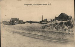 Bungalows, Manasquan Beach New Jersey Postcard Postcard Postcard