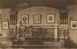 N. J. State Normal School - Speakers Platform, Auditorium Postcard