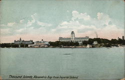 Alexandria Bay from Imperial Island Thousand Islands, NY Postcard Postcard 