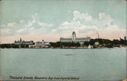 Alexandria Bay from Imperial Island Postcard