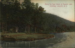 East Shore of Summit Lake Postcard