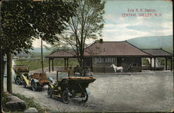 Erie RR Station Postcard