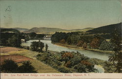 Erie Rail Road Bridge over the Delaware River Postcard