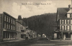 Main St. From the Depot Roscoe, NY Postcard Postcard Postcard