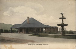 Tarrytown Railway Station Postcard