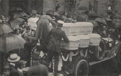 Sindelar Family Funeral SS Eastland Postcard