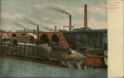 Superior Street Viaduct Cleveland, OH Postcard Postcard Postcard