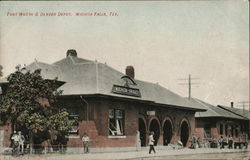 Fort Worth and Denver Depot Wichita Falls, TX Postcard Postcard Postcard