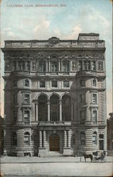 Street View of Columbia Club Postcard