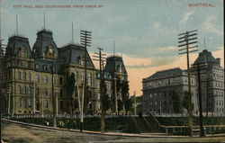 City Hall and Courthouse from Craig Street Postcard