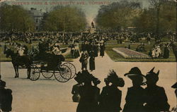Queens Park and University Avenue Postcard