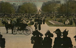 Queens Park and University Avenue Toronto, ON Canada Ontario Postcard Postcard Postcard