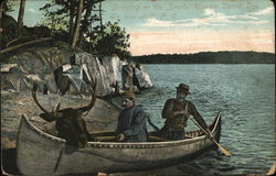 Bringing in the Spoils, Kipawa Canoe Trip Postcard