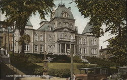 Court House Sherbrooke, QC Canada Quebec Postcard Postcard Postcard