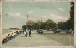 Lake Shore Drive, Jackson Park Chicago, IL Postcard Postcard Postcard