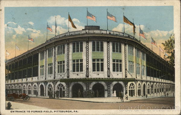 Entrance to Forbes Field Pittsburgh Pennsylvania