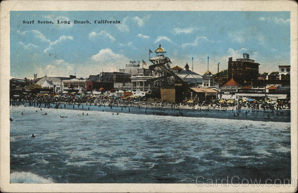 Surf Scene Long Beach California